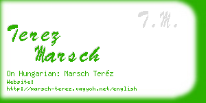 terez marsch business card